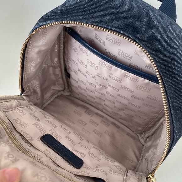 Michale Kors Denim Backpack - Picture 6 of 12
